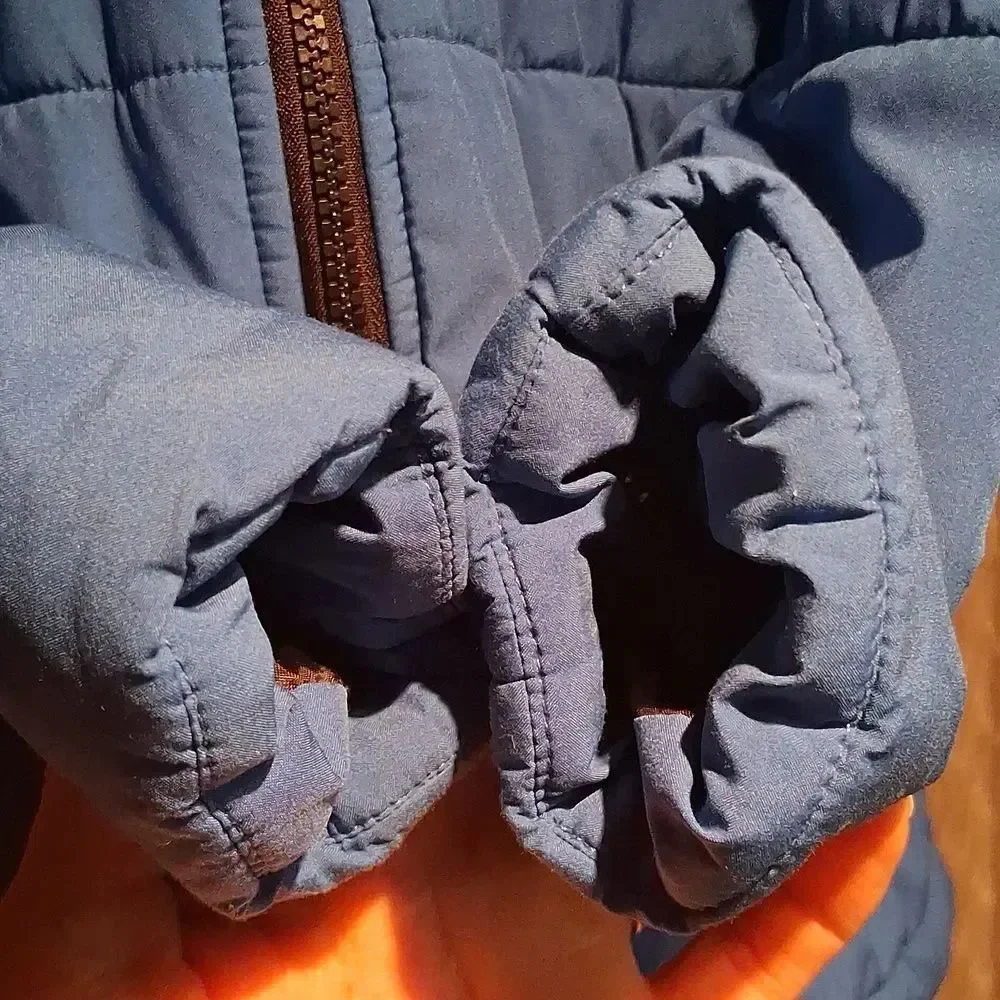 Gerry Weber Kids Blue and Black Puffer Jacket Size 5 Preowned